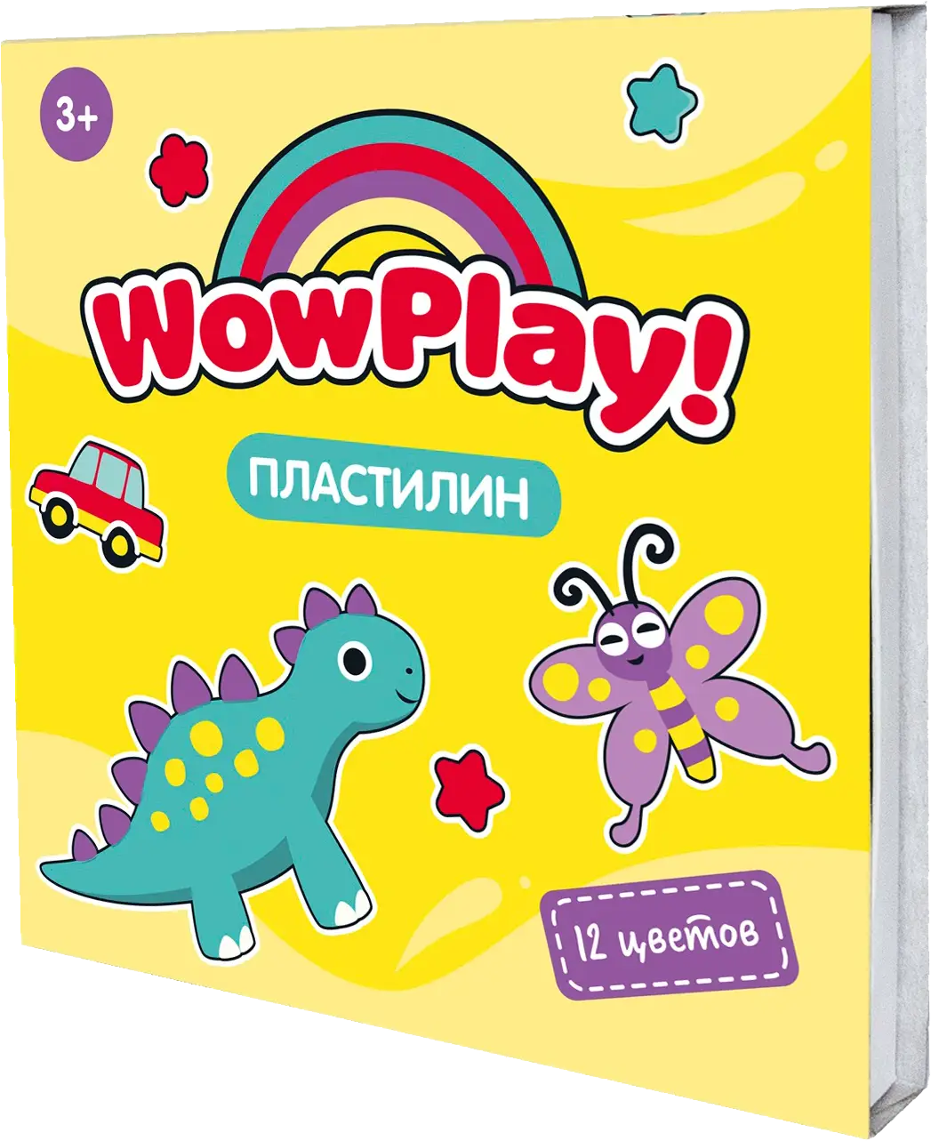 Пластилин Луч Wow Play 12 цветов 240г — в каталоге на сайте сети Магнит |  Краснодар