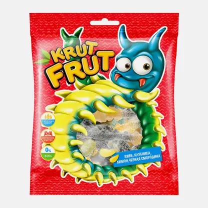 Мармелад жевательный Krut Frut Сороконожки 70г