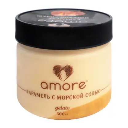 Изображение товара Мороженое Amore Карамель с морской солью 300мл Изображение товара Мороженое Amore Карамель с морской солью 300мл