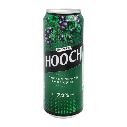 Напиток с соком черной смородины Hooch Super 7.2% 450мл
