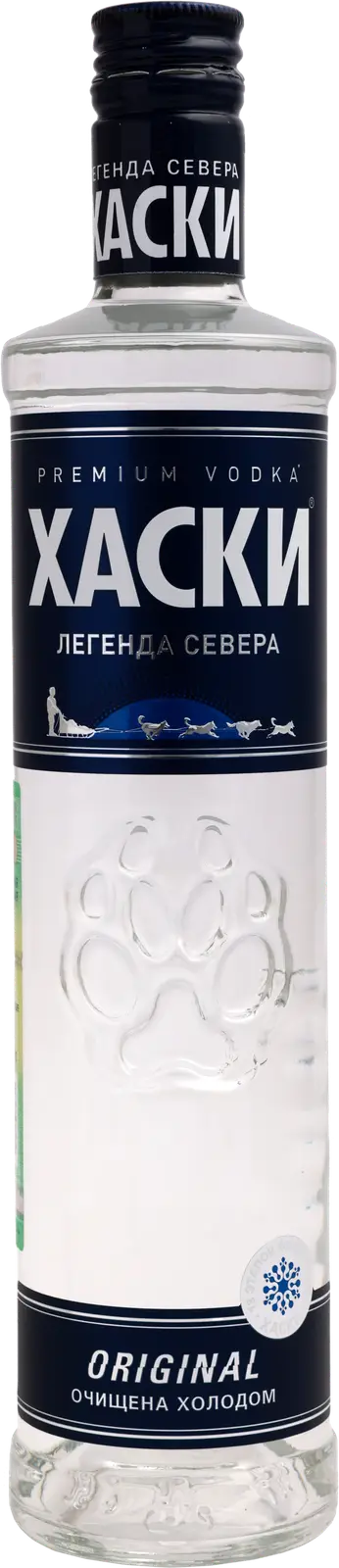 Изображение товара Водка Хаски 40% 500мл Russia высокое качество холодная фильтрация