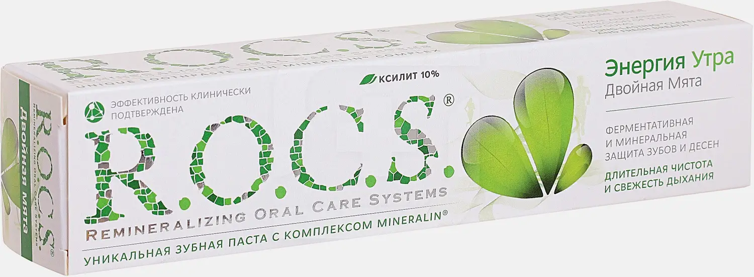Зубная паста R.O.C.S. Двойная мята для взрослых 74г