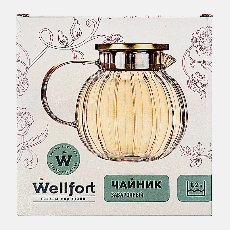 Заварочный чайник Wellfort 1.2л - фото 2