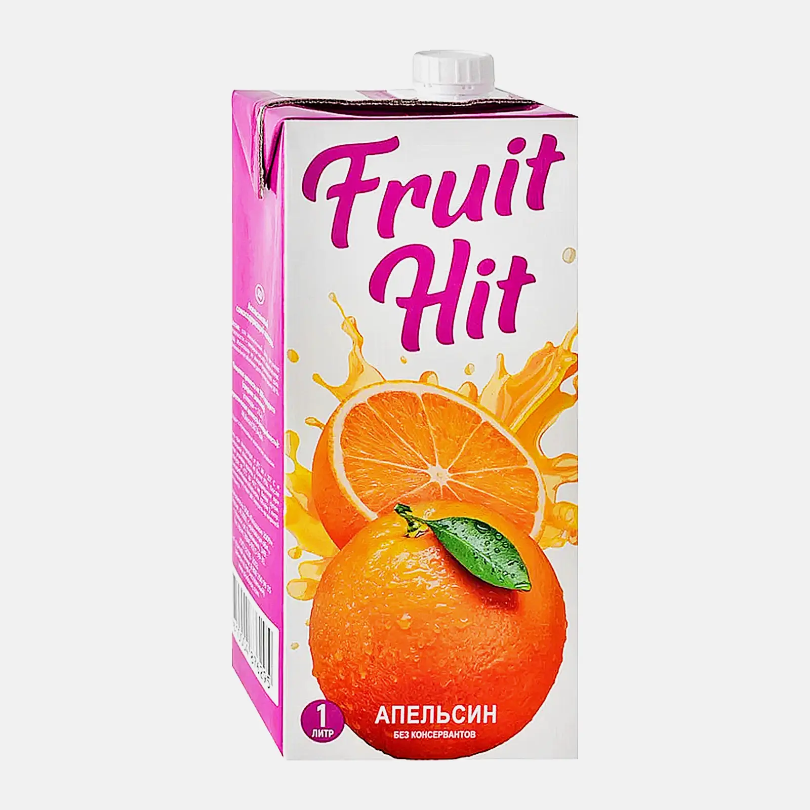 Напиток Fruit Hit апельсиновый сокосодержащий 1л