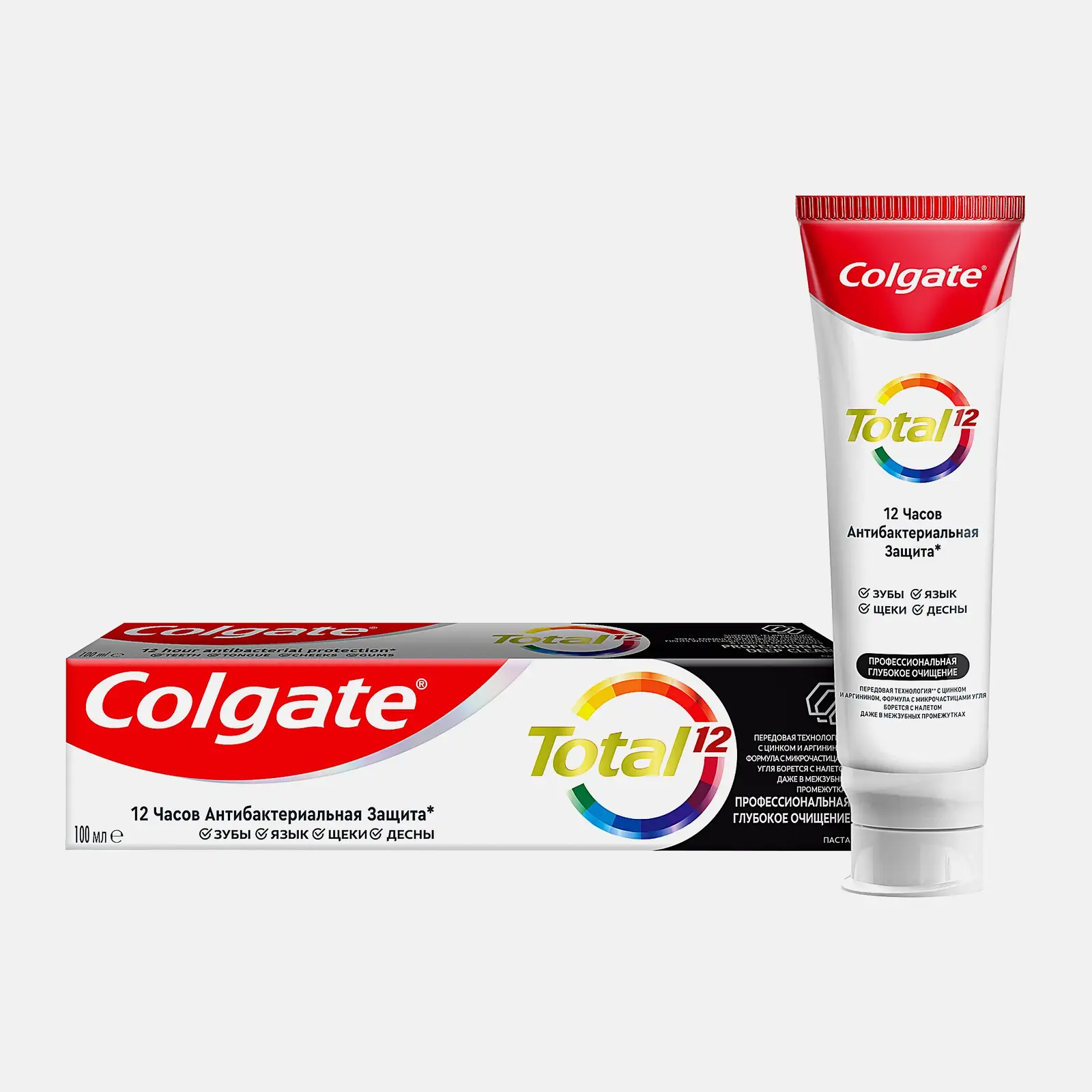 Зубная паста Colgate Total Глубокое Очищение с углем 100мл - фото 3