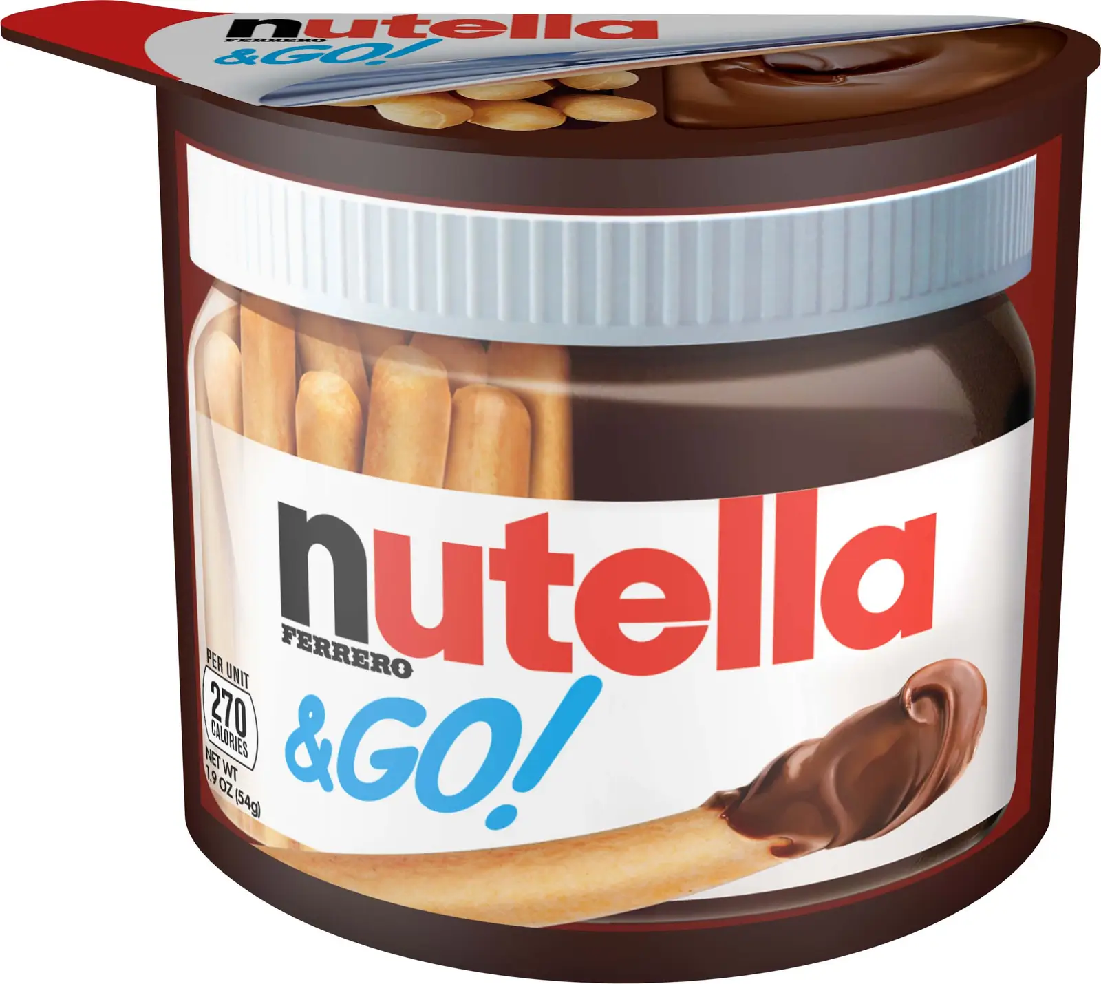 Паста Nutella & Go ореховая с хлебными палочками 52г — в каталоге на сайте  сети Магнит | Краснодар