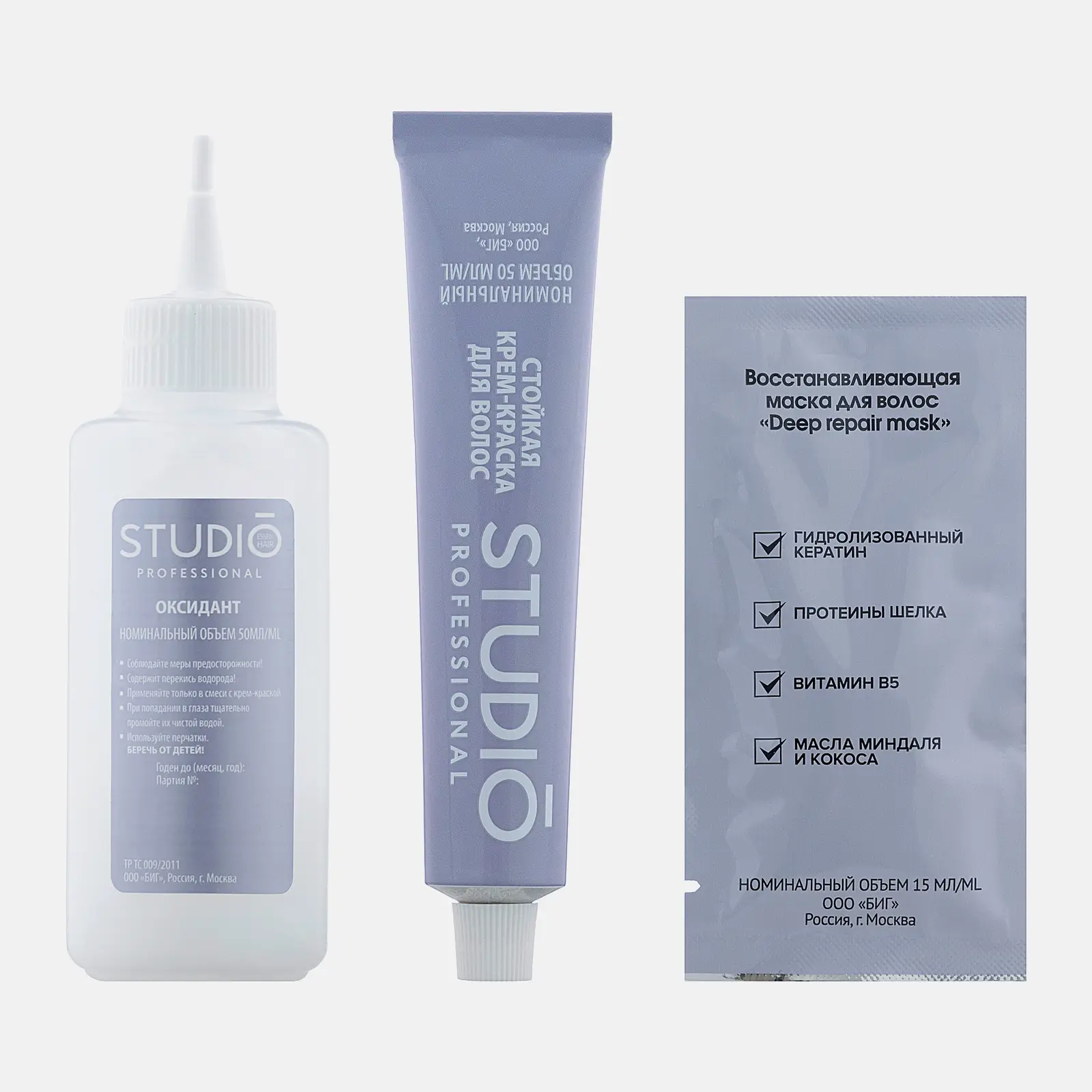 Стойкая крем-краска Studio 7.0 Светло-русый 115мл