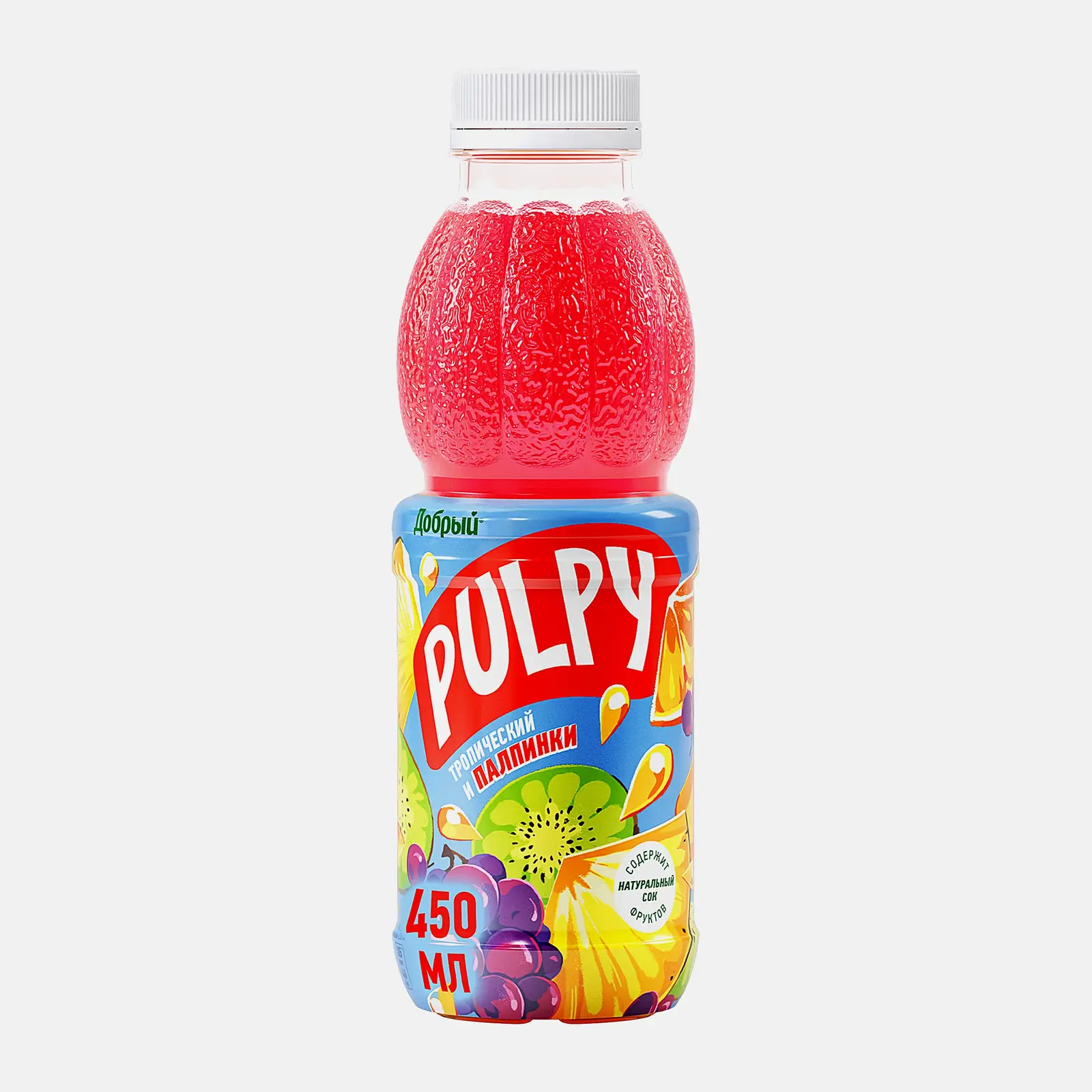 Напиток сокосодержащий Добрый Pulpy Тропический с мякотью 450мл