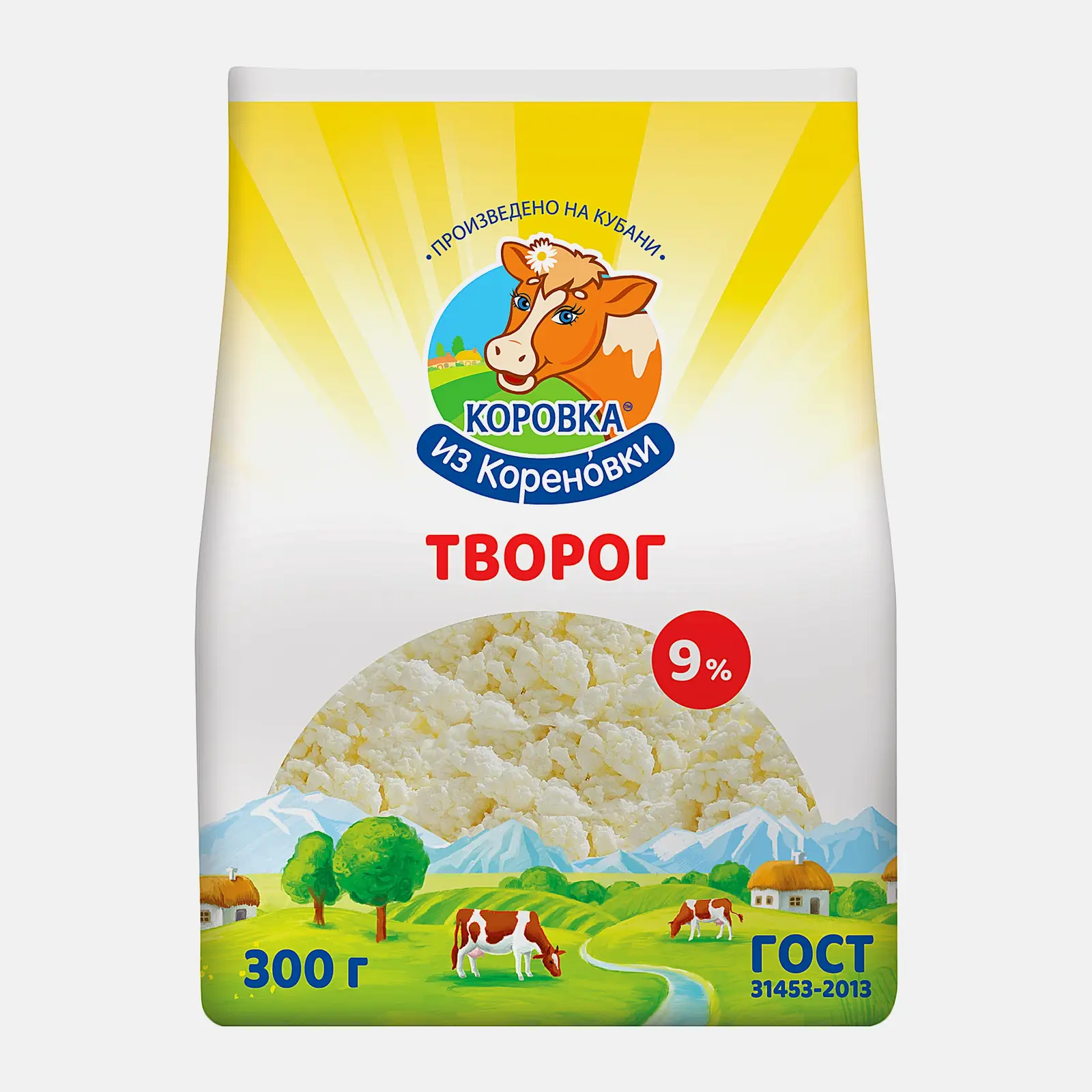 Творог Коровка из Кореновки 9% 300г Творог Коровка из Кореновки 9% 300г