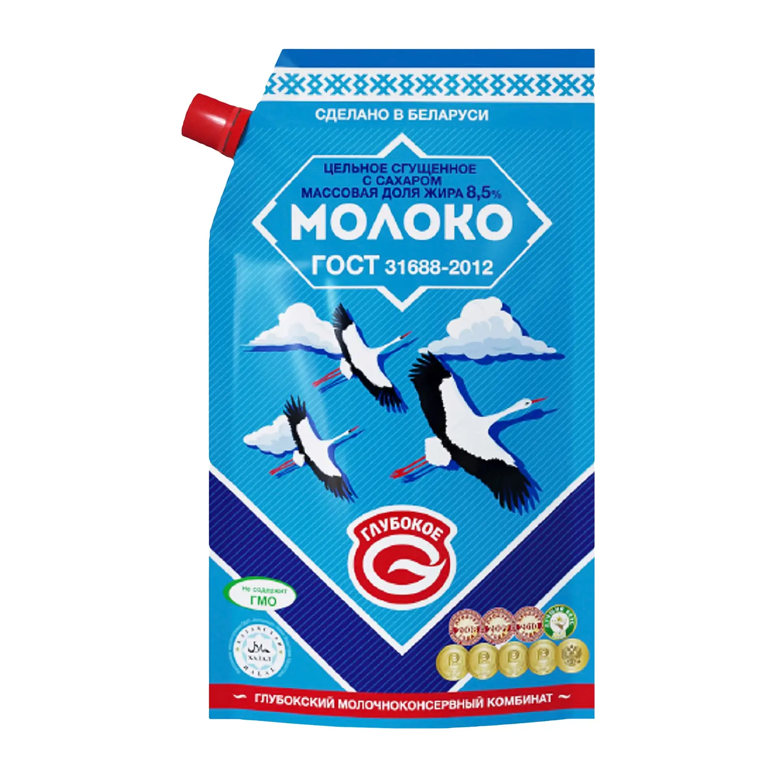 Изображение товара Молоко сгущенное Глубокский МКК 8.5% 280г натуральное сладко-сливочное