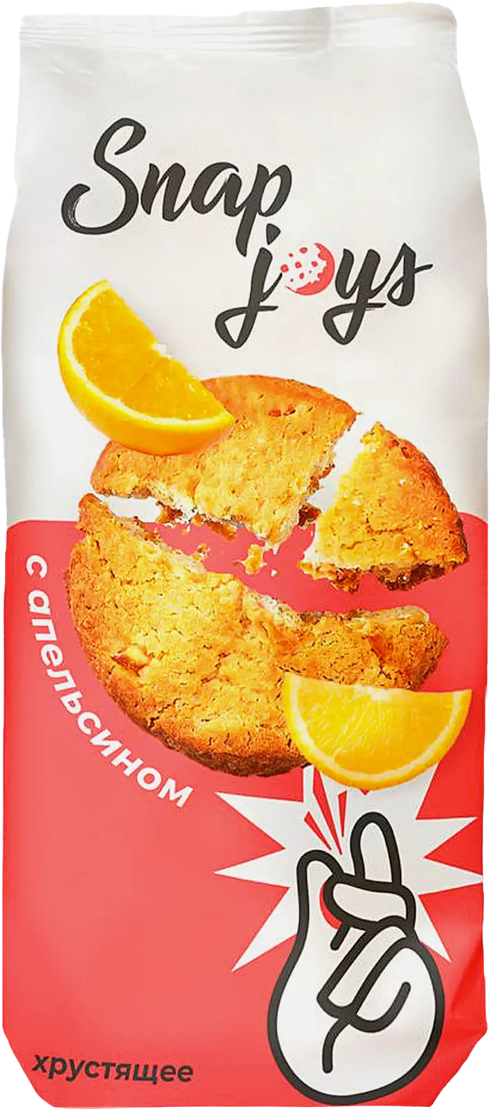 Изображение товара Печенье со вкусом апельсина и карамели Snapjoys 180г