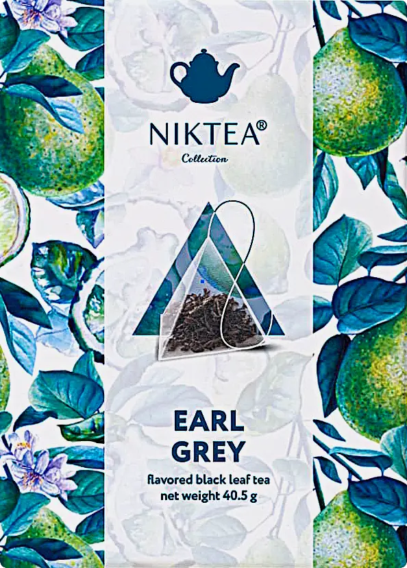 Чай черный Niktea Earl Grey с бергамотом 15пир Чай черный Niktea Earl Grey с бергамотом 15пир