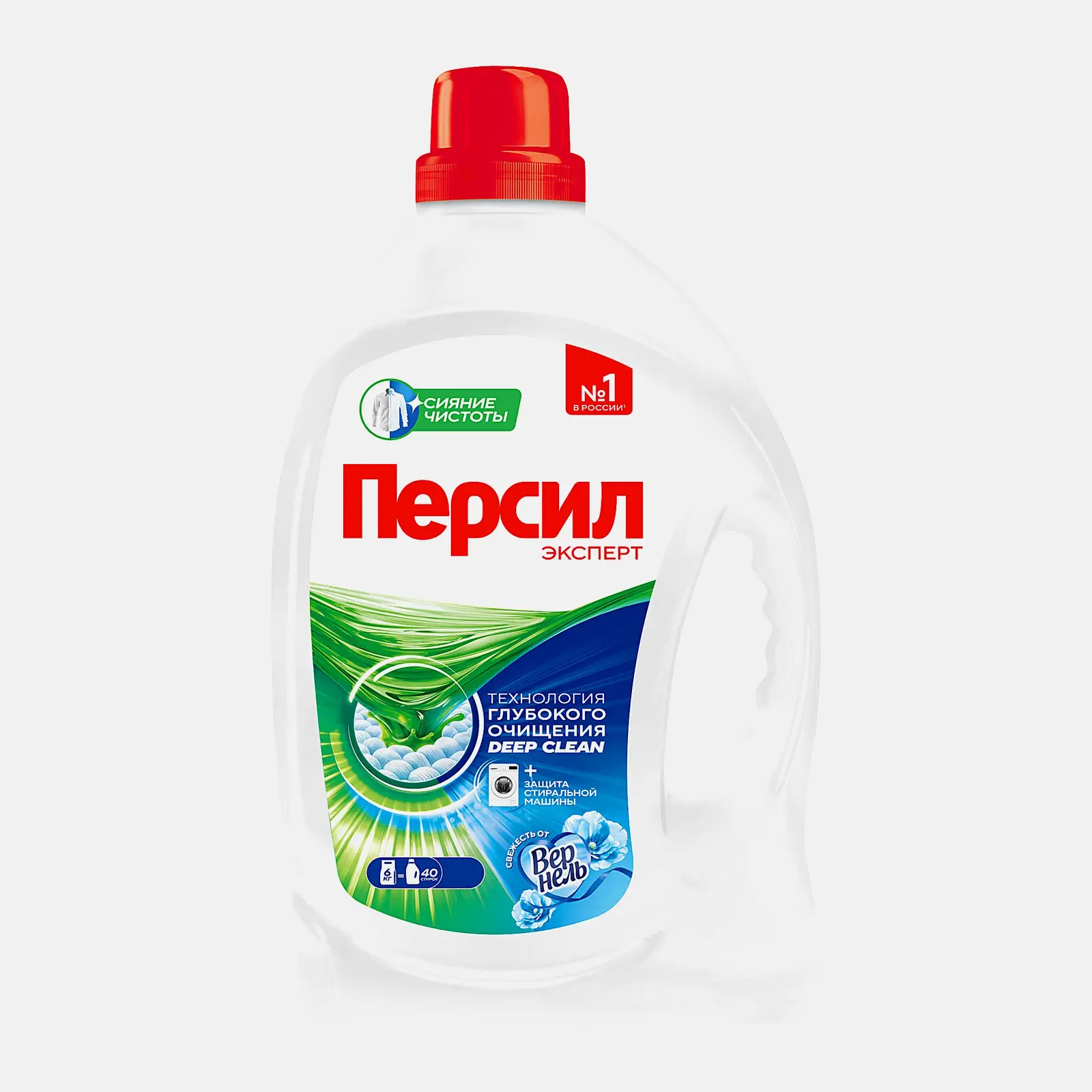 Гель для стирки Персил Свежесть от Вернель для белого жидкий порошок 40 стирок 2.6л