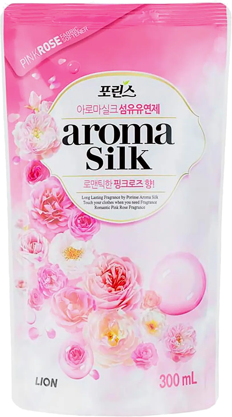 Кондиционер для белья Lion Porinse Aroma Silk Роза 300мл Кондиционер для белья Lion Porinse Aroma Silk Роза 300мл
