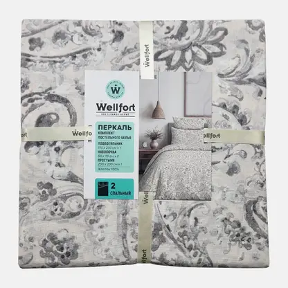Комплект постельного белья 2сп перкаль Wellfort