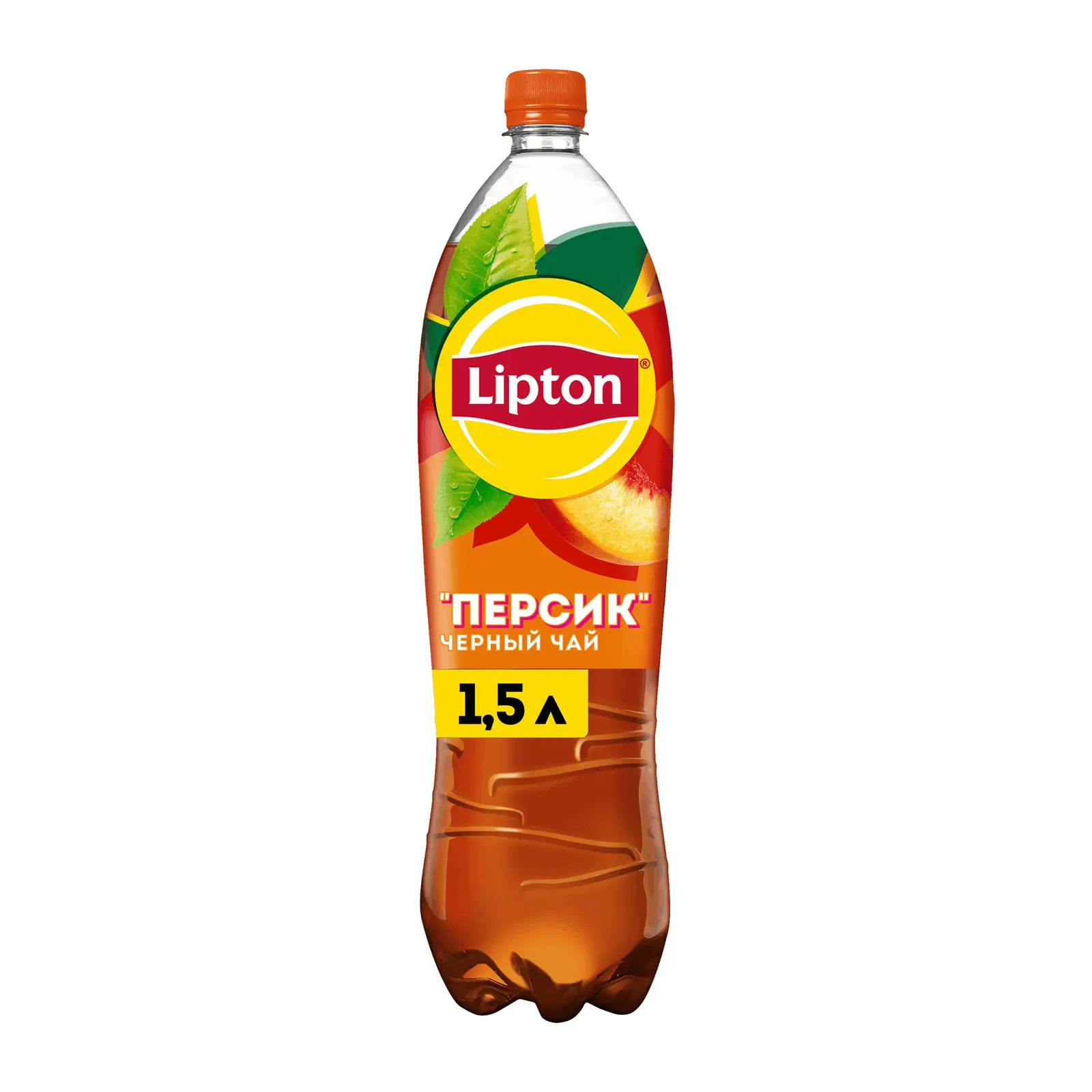 Изображение товара Напиток Lipton Чай черный холодный Персик 1.5л