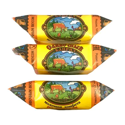 Изображение товара Конфеты молочные ассорти на сливках Сливочный каприз