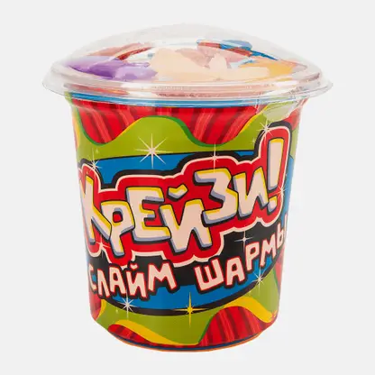 Слайм в комплекте с миниатюрными фигурками МКИ 150мл в ассортименте