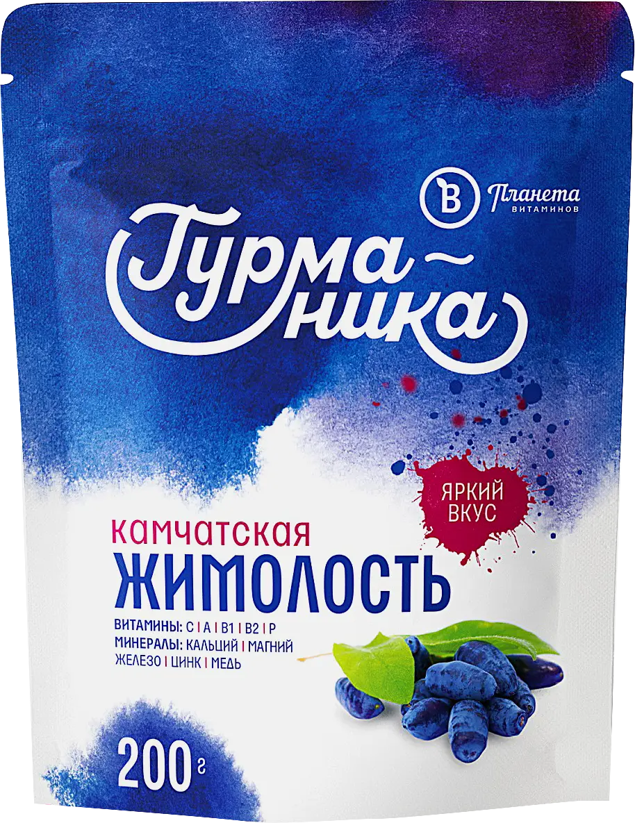 Жимолость Планета витаминов Гурманика быстрозамороженная 200г