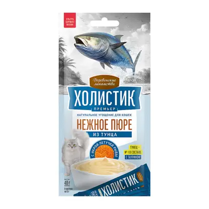 Изображение товара Пюре для кошек из курицы Холистик Деревенские лакомства 40г