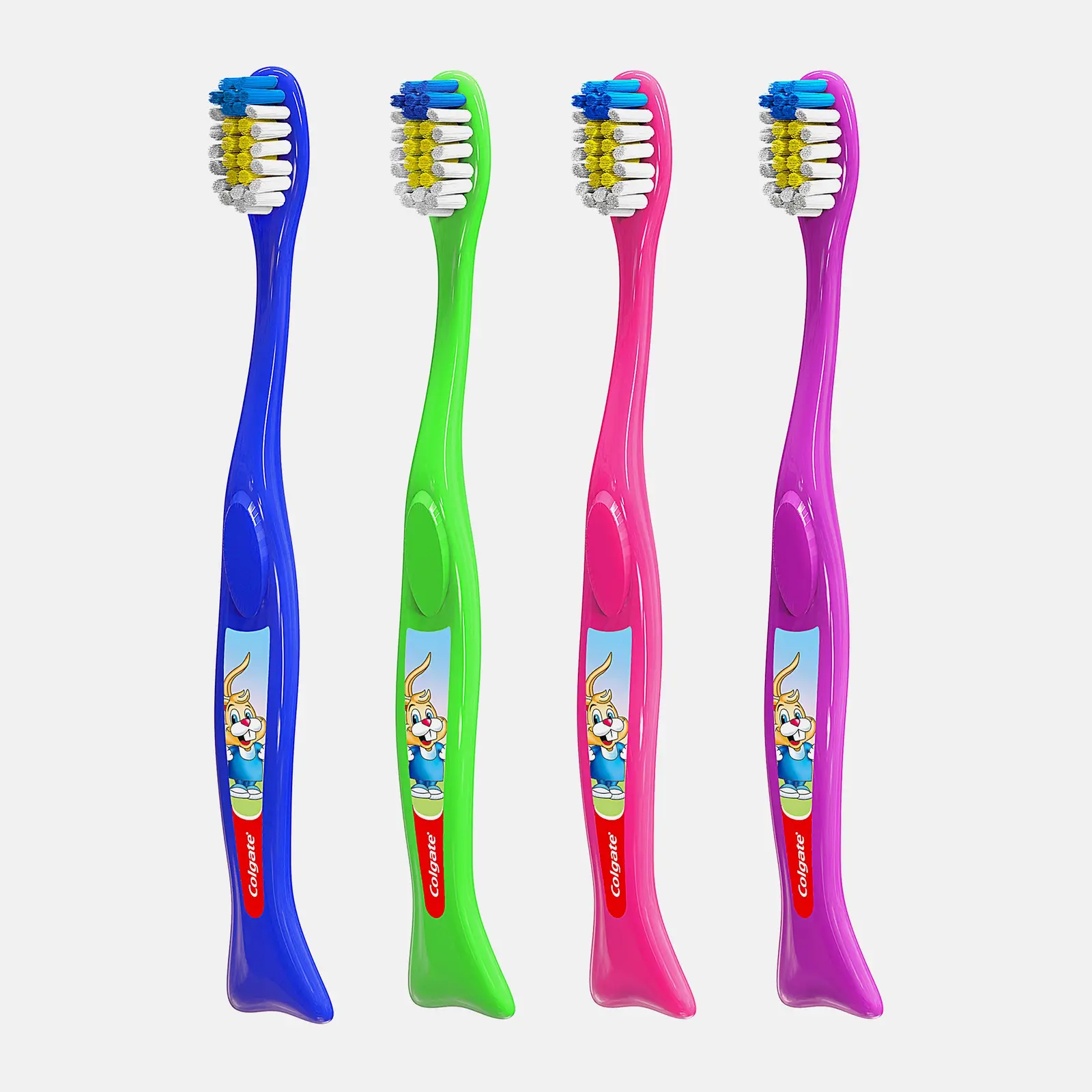 Зубные щетки Colgate Доктор Заяц детские супермягкие 2+1