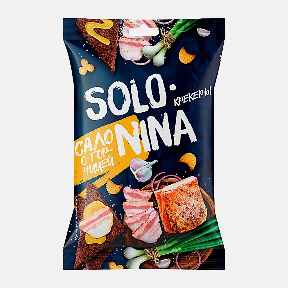 Крекер вкусовой Solonina 70г в ассортименте - фото 2 Крекер вкусовой Solonina 70г в ассортименте - фото 2