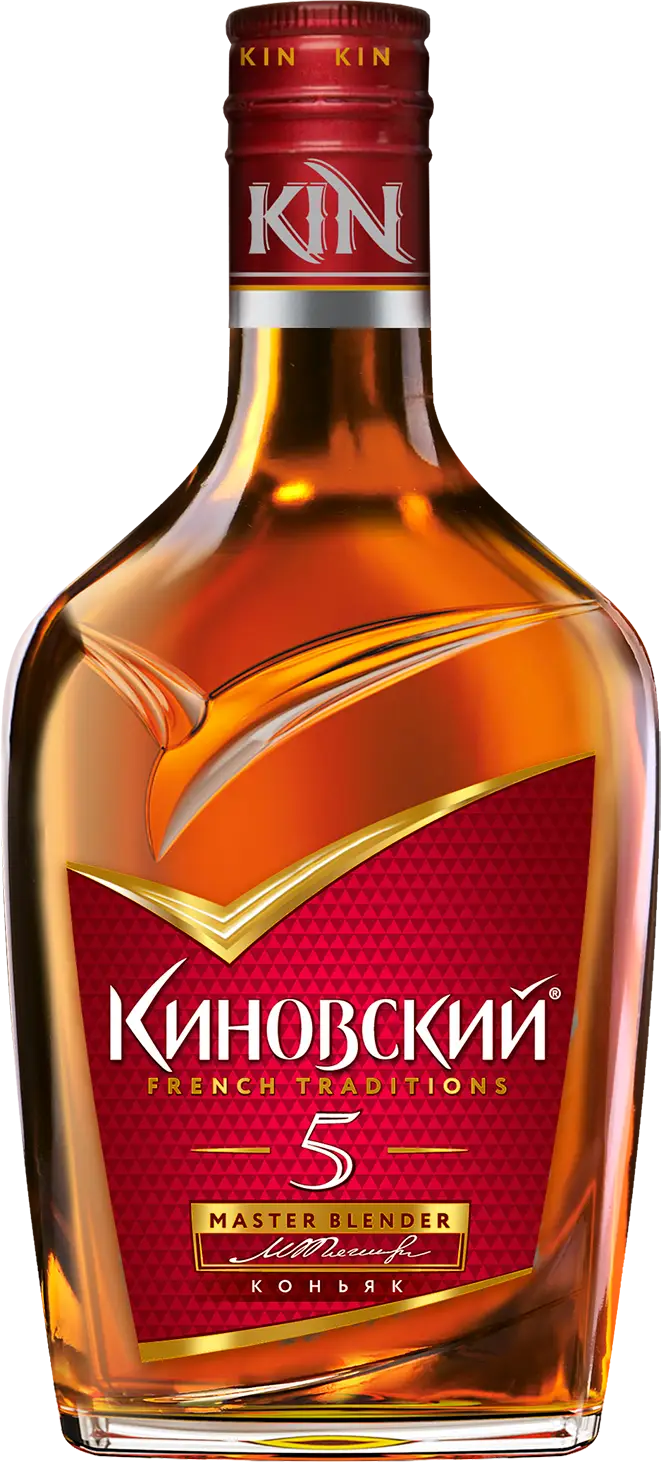 Изображение товара Коньяк Киновский 5 лет 40% 250мл французский российский выдержанный