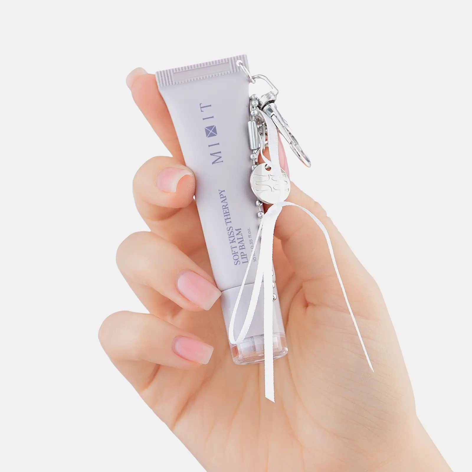 Ухаживающий бальзам для губ на брелке тон 05 LipBalm Keychain Mixit 10мл