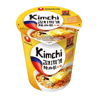 Изображение товара Лапша Nongshim Кимчи Рамен с сырным вкусом 70 г