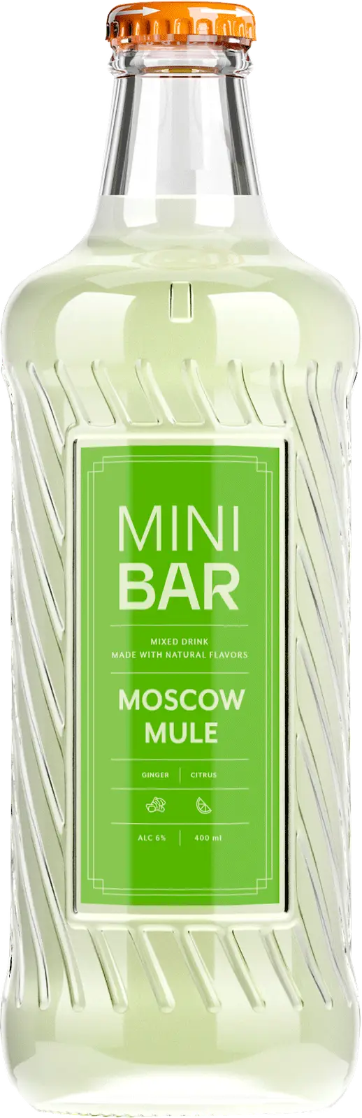 Изображение товара Пивной напиток Mini Bar Moscow Mule 6% 400 мл