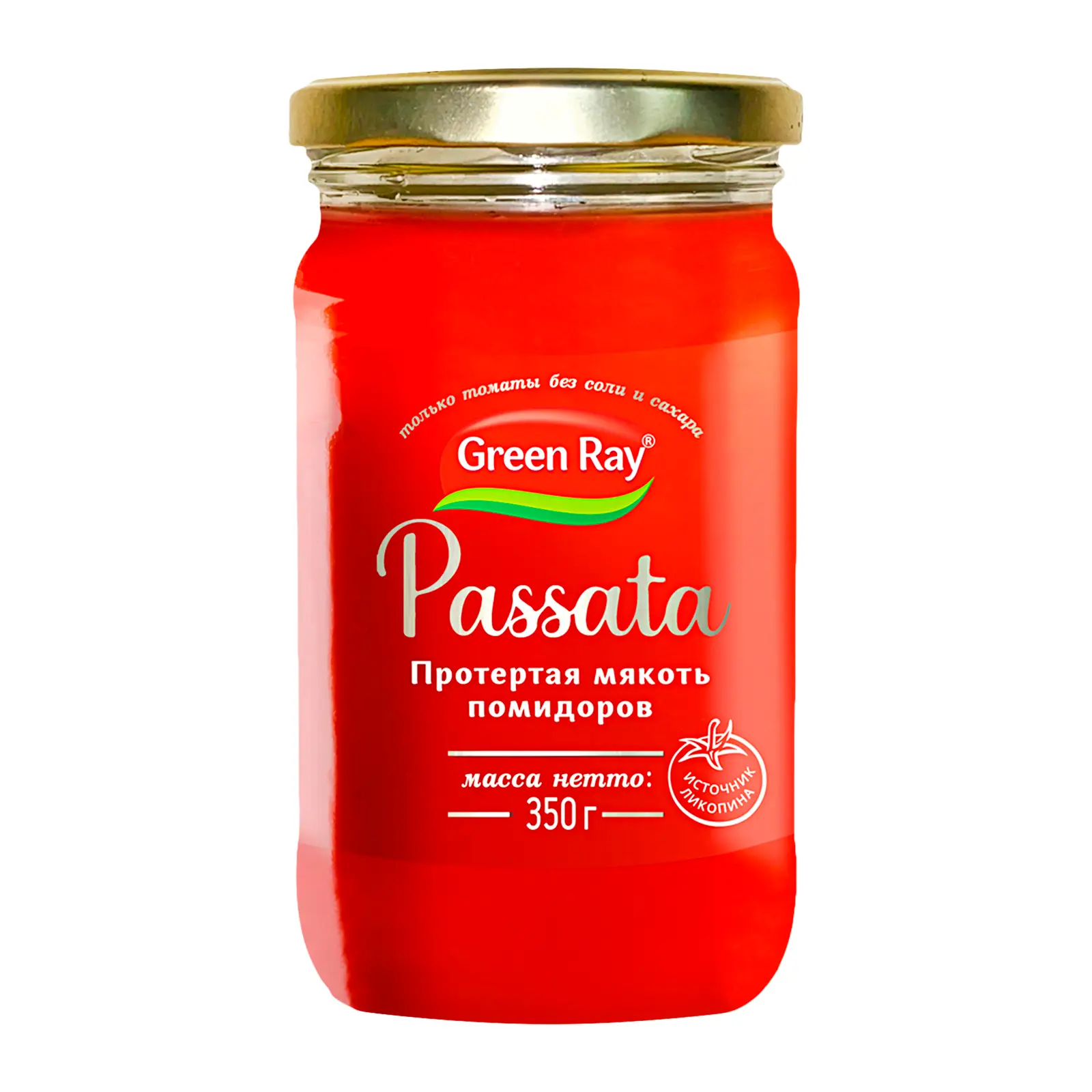 Изображение товара Пассата Green Ray протертая мякоть помидоров 350г