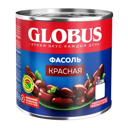 Изображение товара Фасоль Globus красная 400г