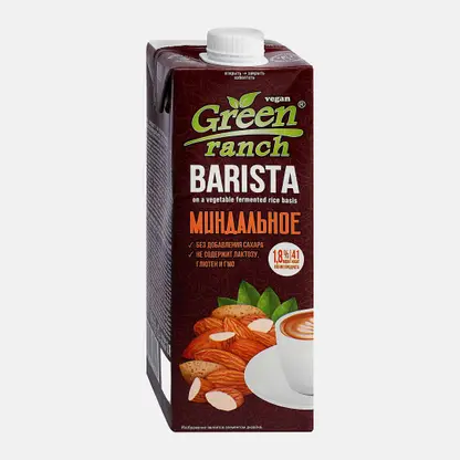 Напиток Миндаль Green Ranch Barista 1л