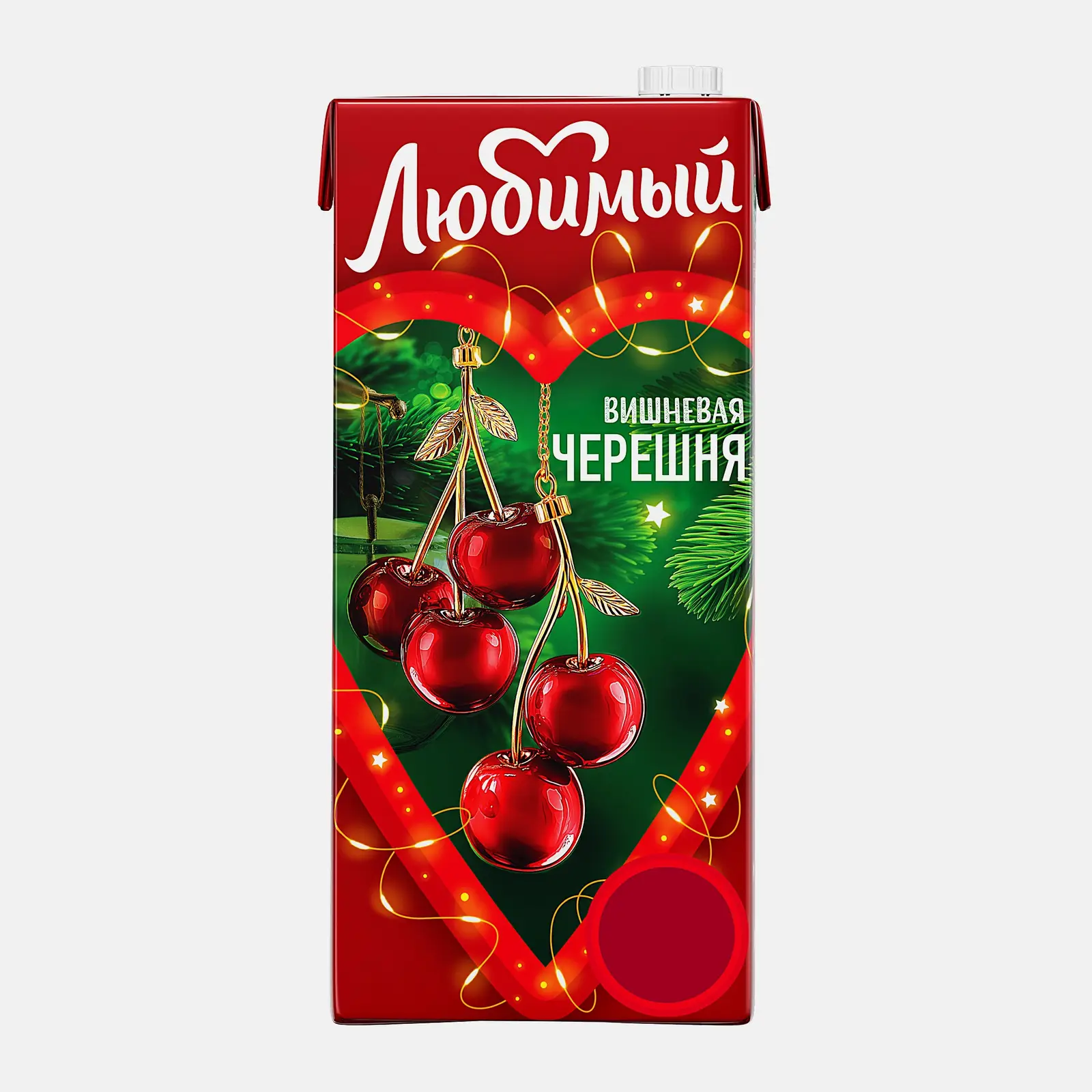 Изображение товара Напиток Любимый Яблоко вишня черешня 1.93л