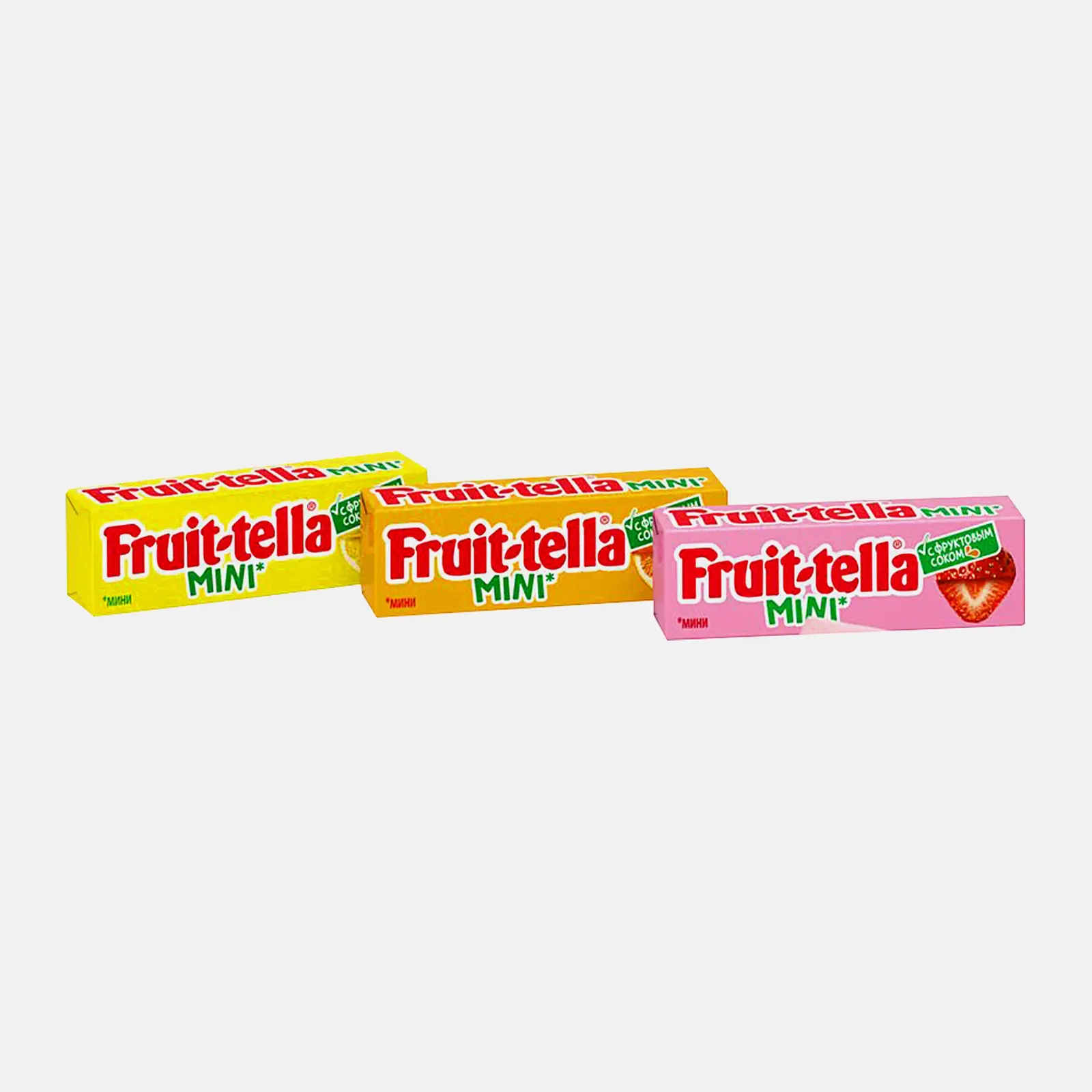 Изображение товара Жевательные конфеты Fruit-Tella 0.3 кг натуральный вкус и качество