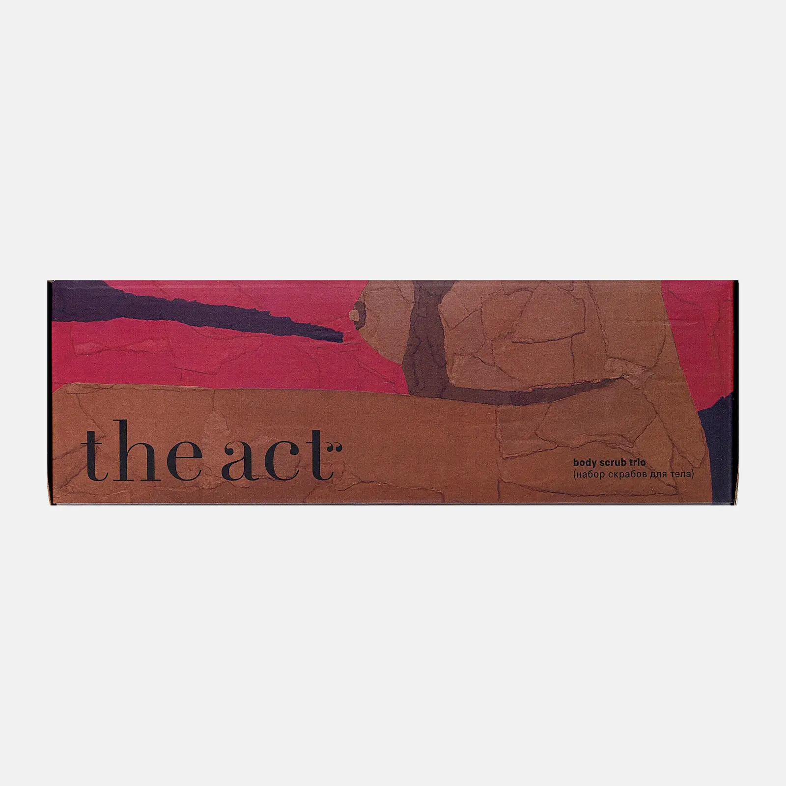 Подарочный набор скрабов для тела The Act Кокос + Шоколад + Грейпфрут 3шт*300г в ассортименте
