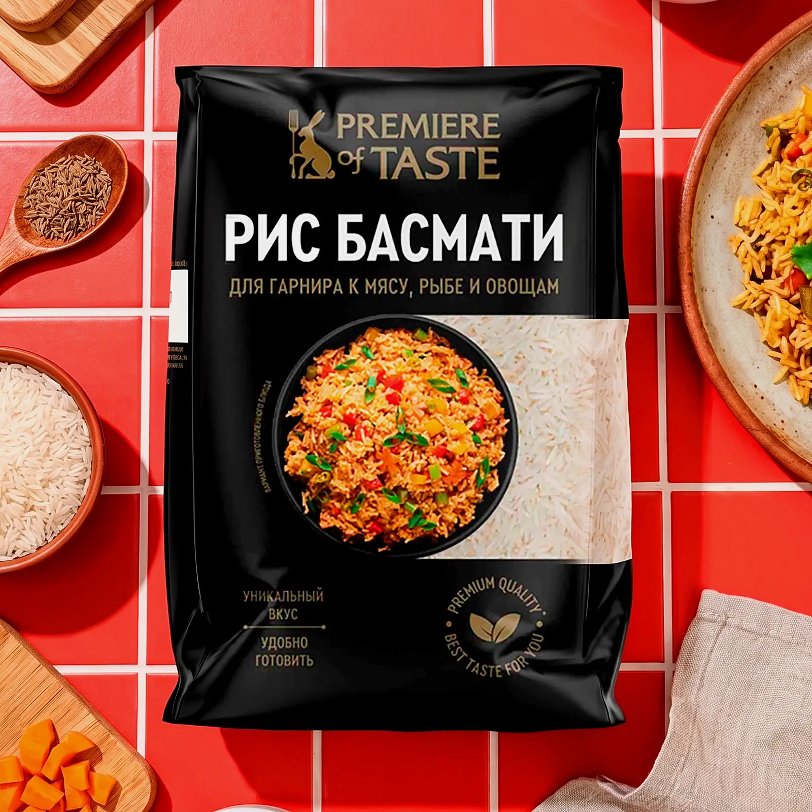 Рис Басмати Premiere of Taste 450г