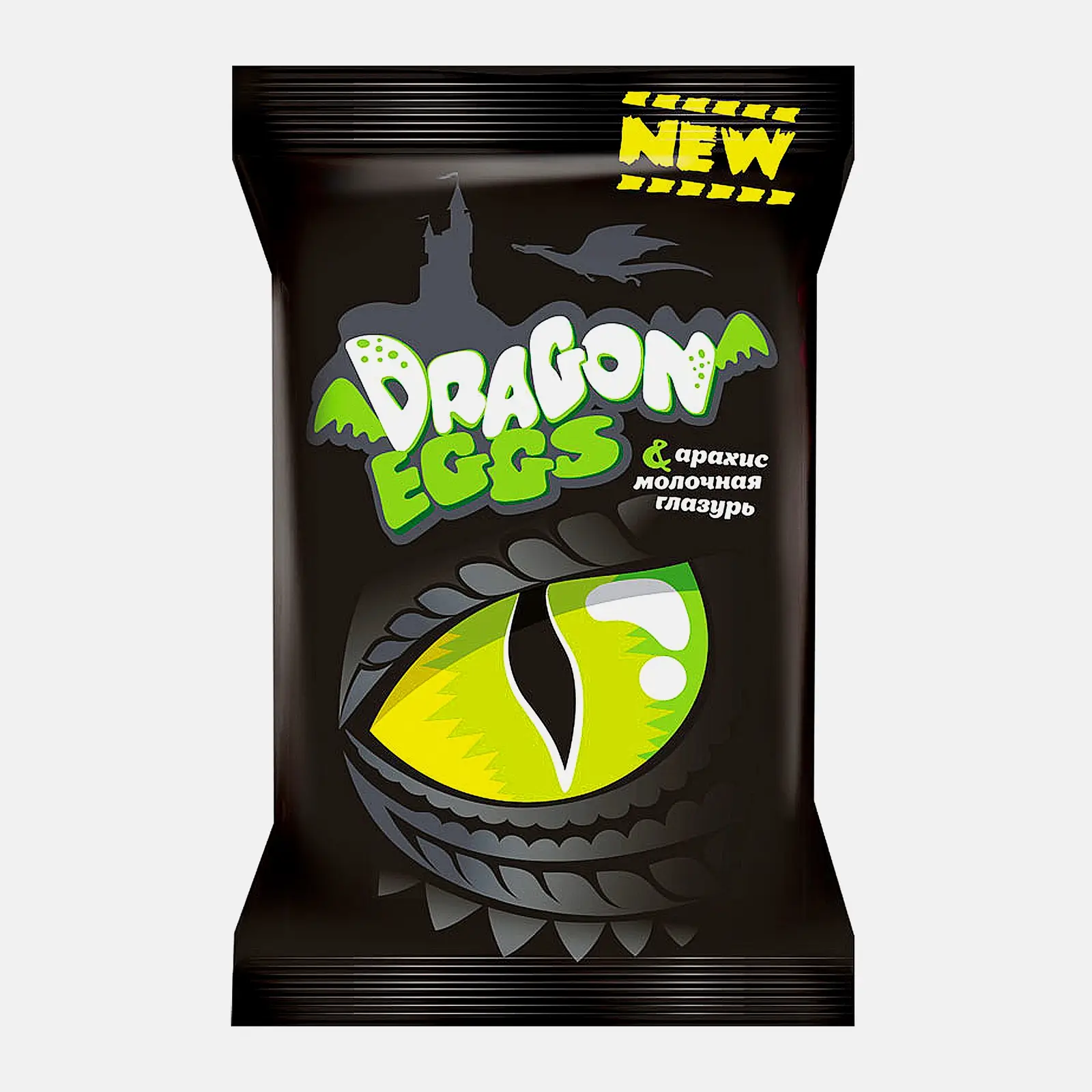 Драже Арахис в цветной глазури крапинка Dragon Eggs 70г