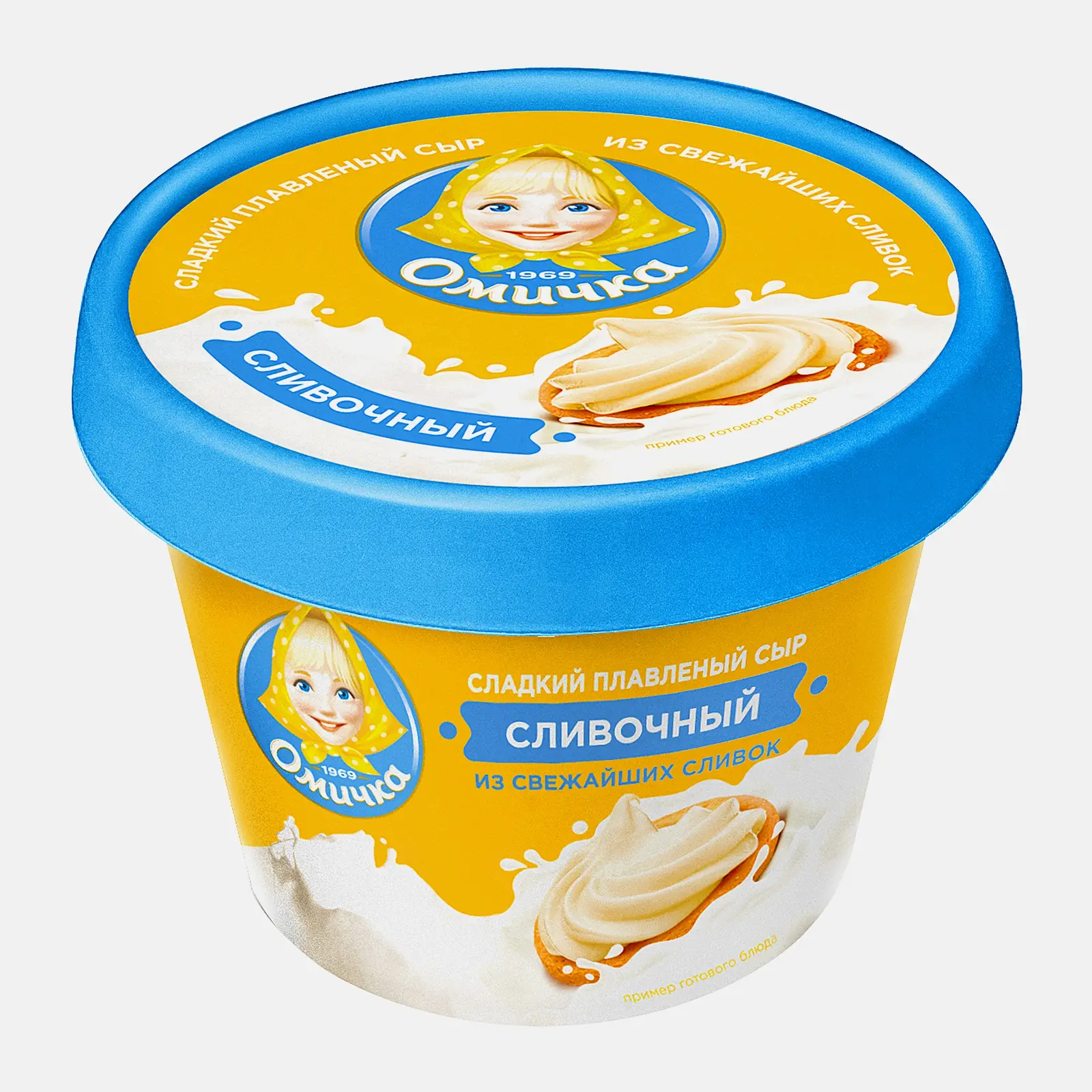Сыр плавленый Омичка сливочный 50% 230г