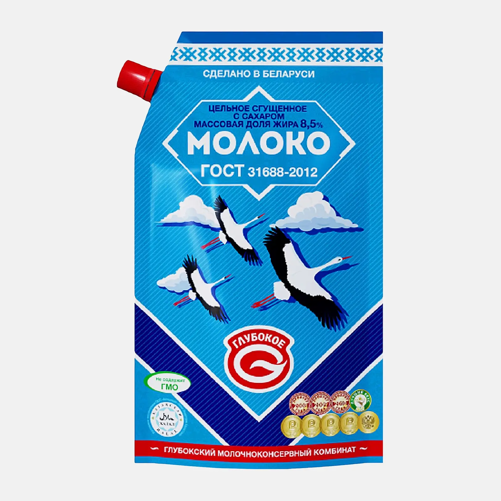 Изображение товара Молоко сгущенное Глубокский МКК 8.5% 280г натуральное сладко-сливочное