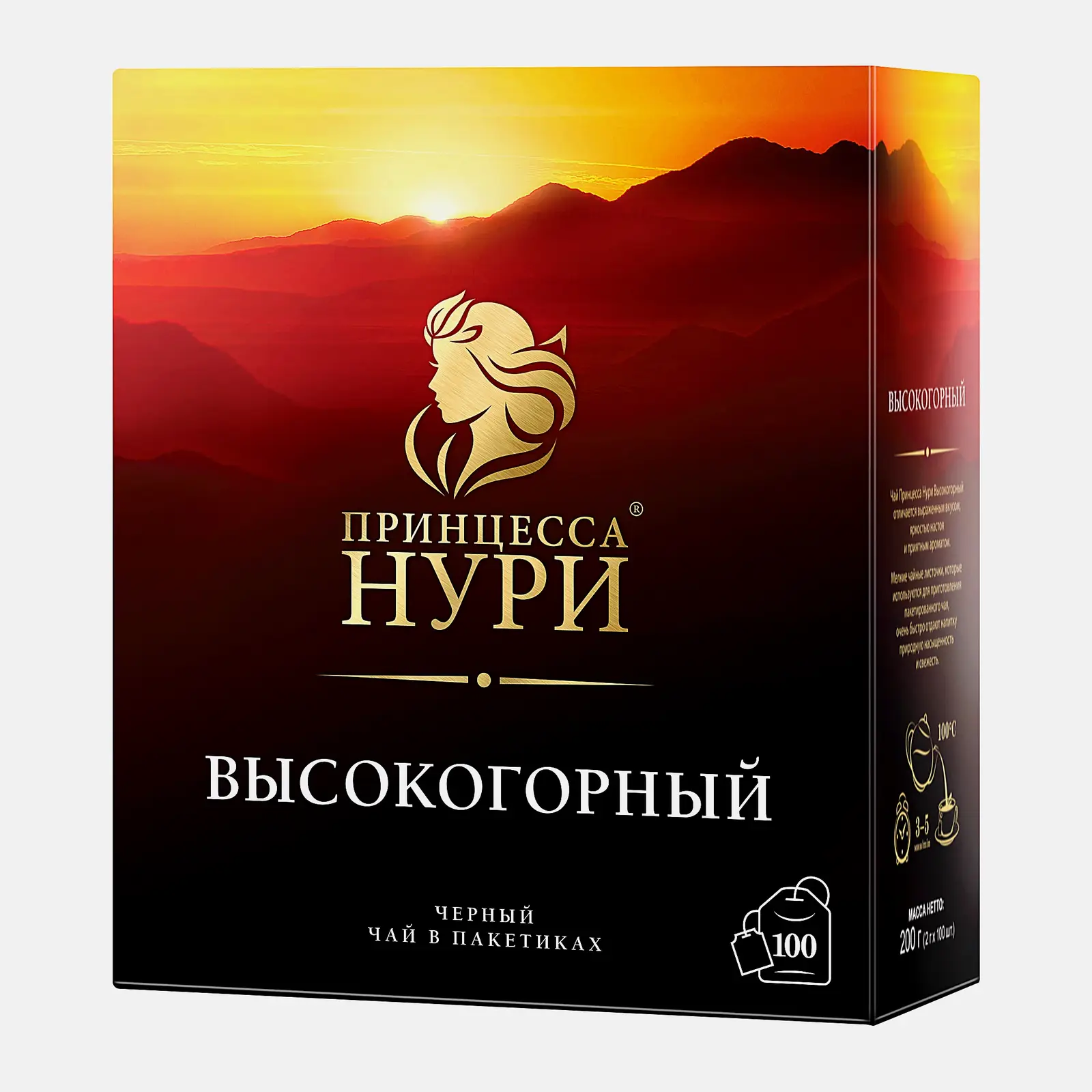 Чай черный Принцесса Нури Высокогорный 100пак