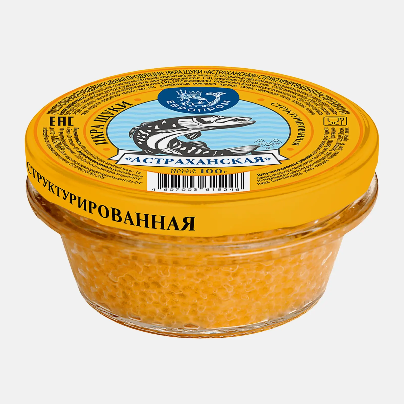 Изображение товара Икра щуки Астраханская имитированная структурированная 100 г