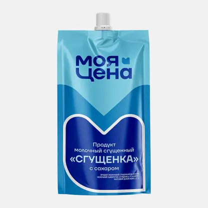 Сгущенка Моя цена с сахаром 1% 650г