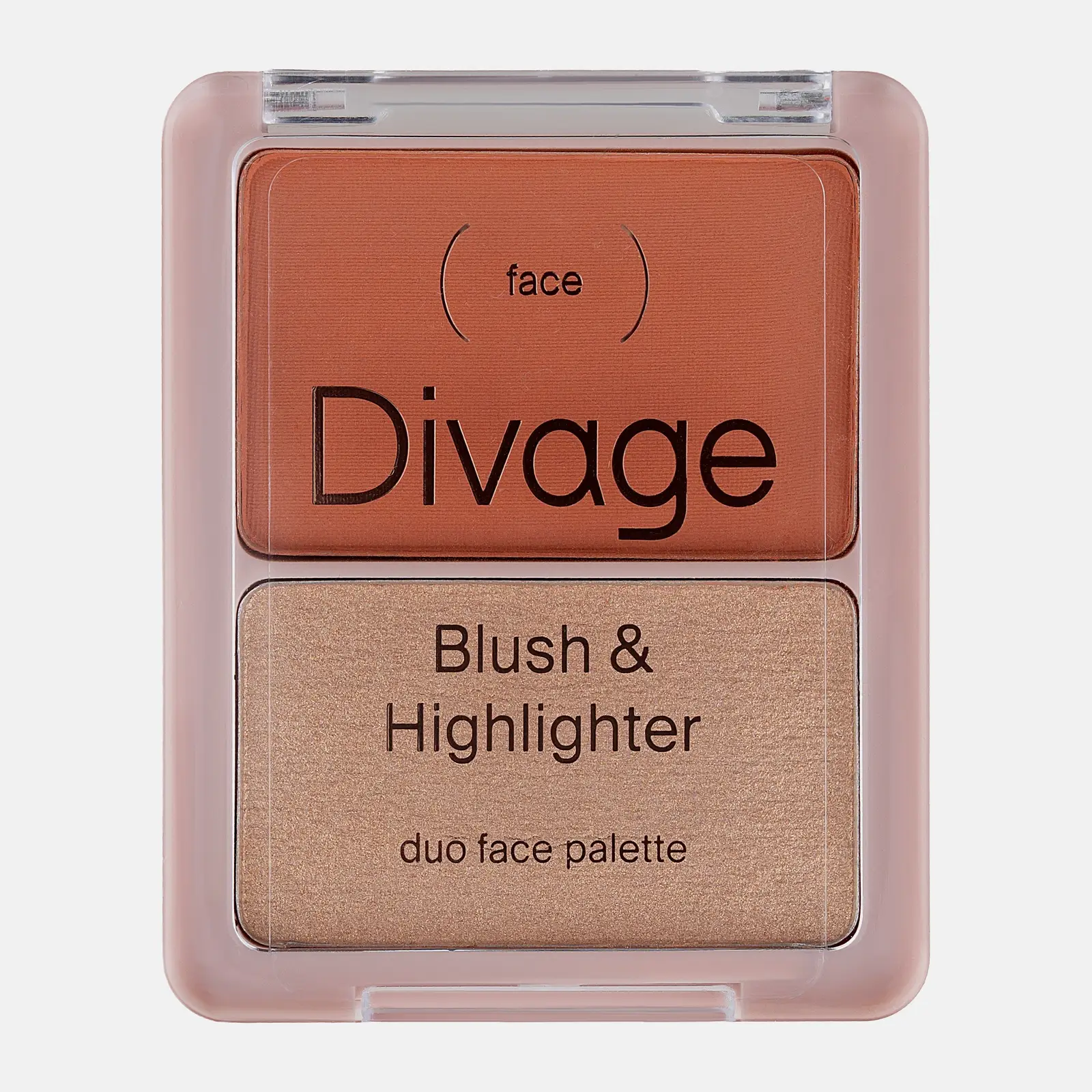 Палетка для лица тон 01 Divage Duo Face Palette - фото 2