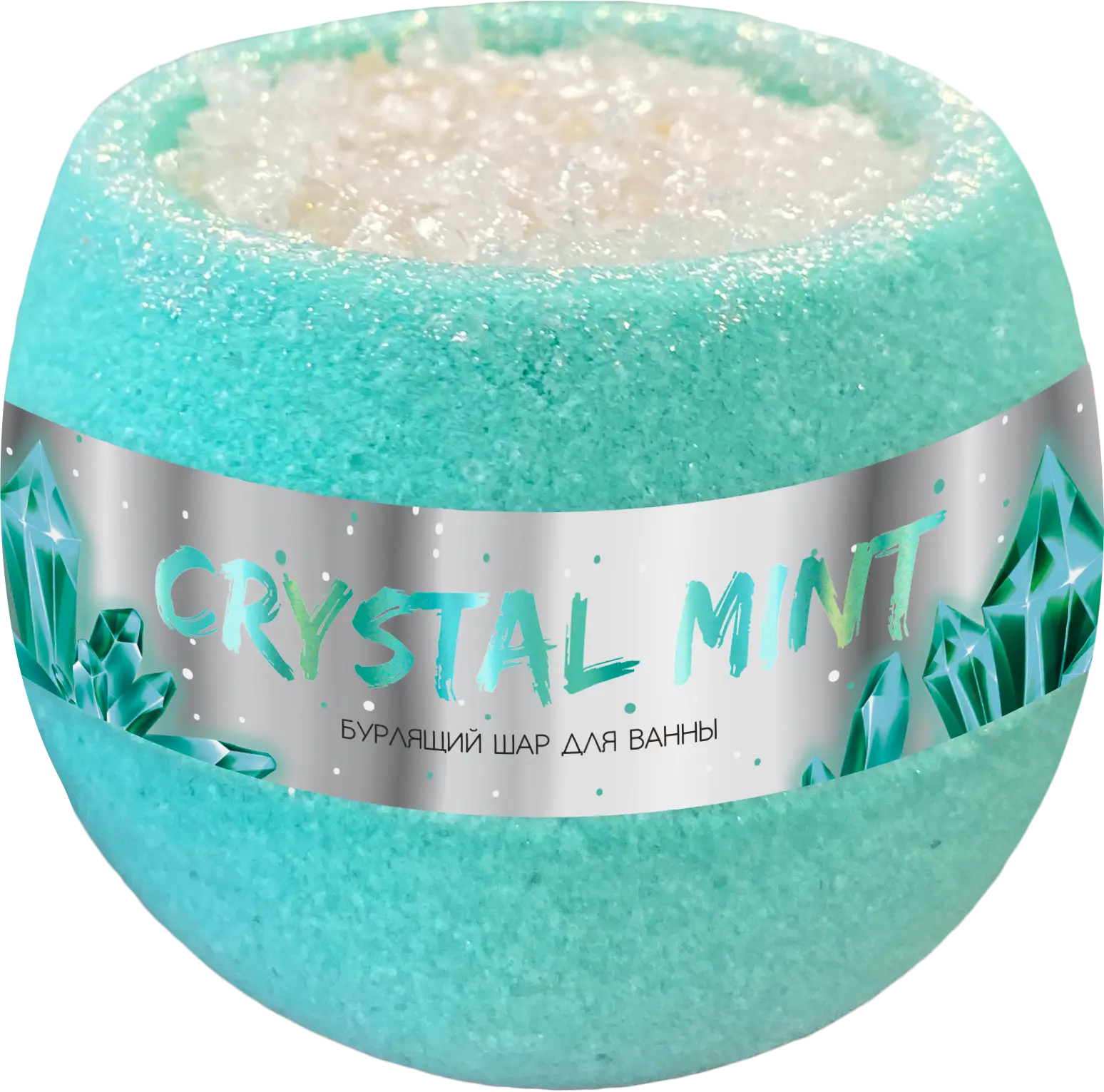 Шар для ванн Fabrik Cosmetology бурлящий Crystal Mint 210г