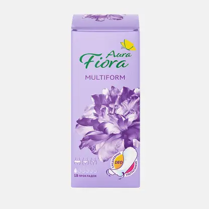 Прокладки ежедневные Aura Fiora Multiform Deo 18шт