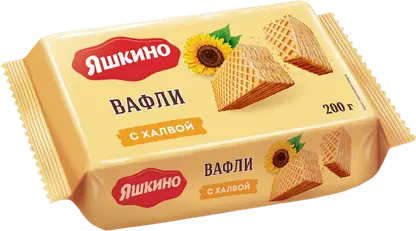 Изображение товара Вафли Яшкино с халвой 200г