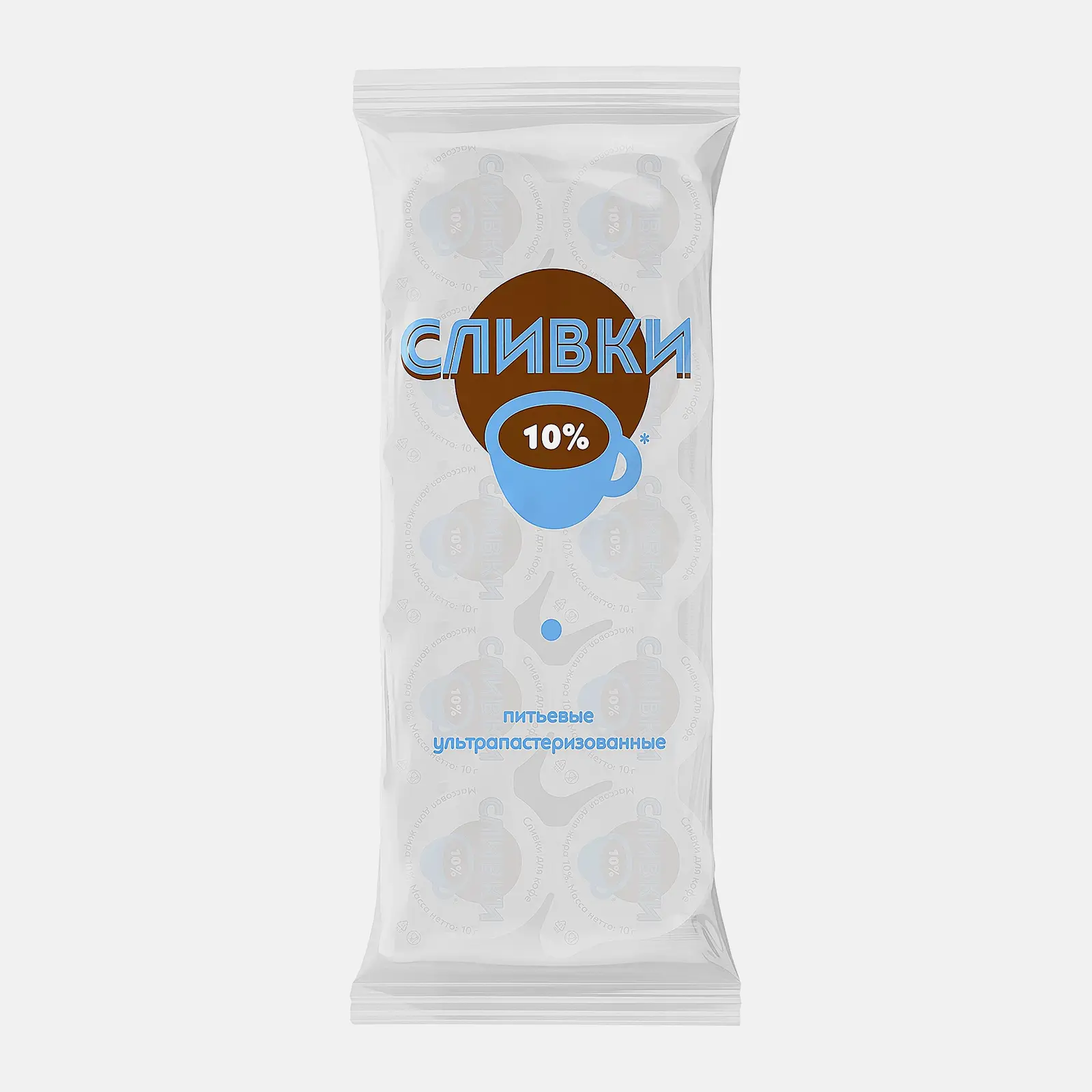 Сливки Campina порционные 10% 100г