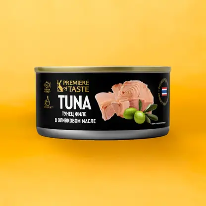 Изображение товара Филе тунца в оливковом масле Premiere of Taste 185г