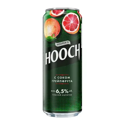 Изображение товара Напиток пивной Hooch Super с соком грейпфрута 6.5% 450 мл